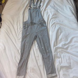 Grey star overalls size small